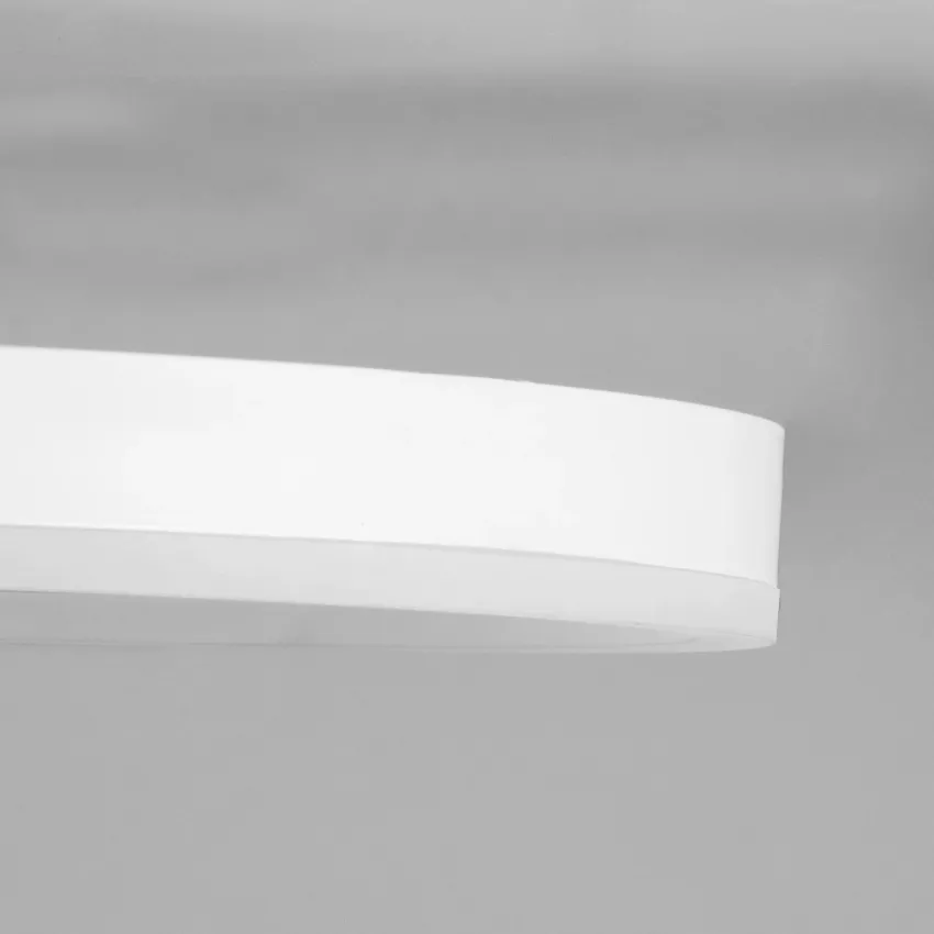 kelvo® VENOM  Φωτιστικό Οροφής LED 45W 4500lm 360° AC 220-240V IP20 Ρυθμιζόμενο Λευκό CCT με Χειριστήριο από 2700K έως 6000K Dimmable - Lumileds SMD Chip - Λευκό Ματ - Μ60 x Π40 x Υ7.5cm