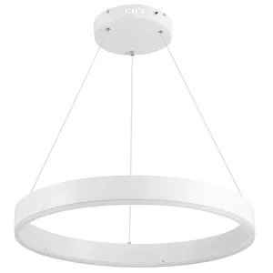 kelvo® VENOM  Κρεμαστό Φωτιστικό Οροφής LED 45W 4500lm 120° AC 220-240V IP20 Ρυθμιζόμενο Λευκό CCT με Χειριστήριο από 2700K έως 6000K Dimmable - Lumileds SMD Chip - Λευκό Ματ - Μ60 x Π60 x Υ6.5cm