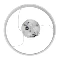 kelvo® VENOM  Κρεμαστό Φωτιστικό Οροφής LED 45W 4500lm 120° AC 220-240V IP20 Ρυθμιζόμενο Λευκό CCT με Χειριστήριο από 2700K έως 6000K Dimmable - Lumileds SMD Chip - Λευκό Ματ - Μ60 x Π60 x Υ6.5cm