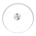kelvo® VENOM  Κρεμαστό Φωτιστικό Οροφής LED 75W 7500lm 120° AC 220-240V IP20 Ρυθμιζόμενο Λευκό CCT με Χειριστήριο από 2700K έως 6000K Dimmable - Lumileds SMD Chip - Λευκό Ματ - Μ100 x Π100 x Υ6.5cm