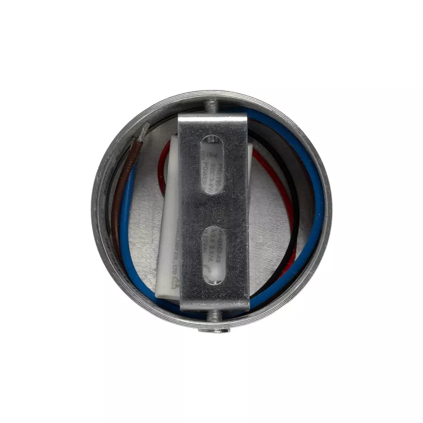 STAINS  Φωτιστικό Τοίχου - Απλίκα Αρχιτεκτονικού Φωτισμού Εσωτερικού Χώρου LED 5W 300lm 360° AC 220-240V IP44 Φ5.5 x Υ7cm - Μπλε - Ασημί Νίκελ Ματ - Bridgelux Chip