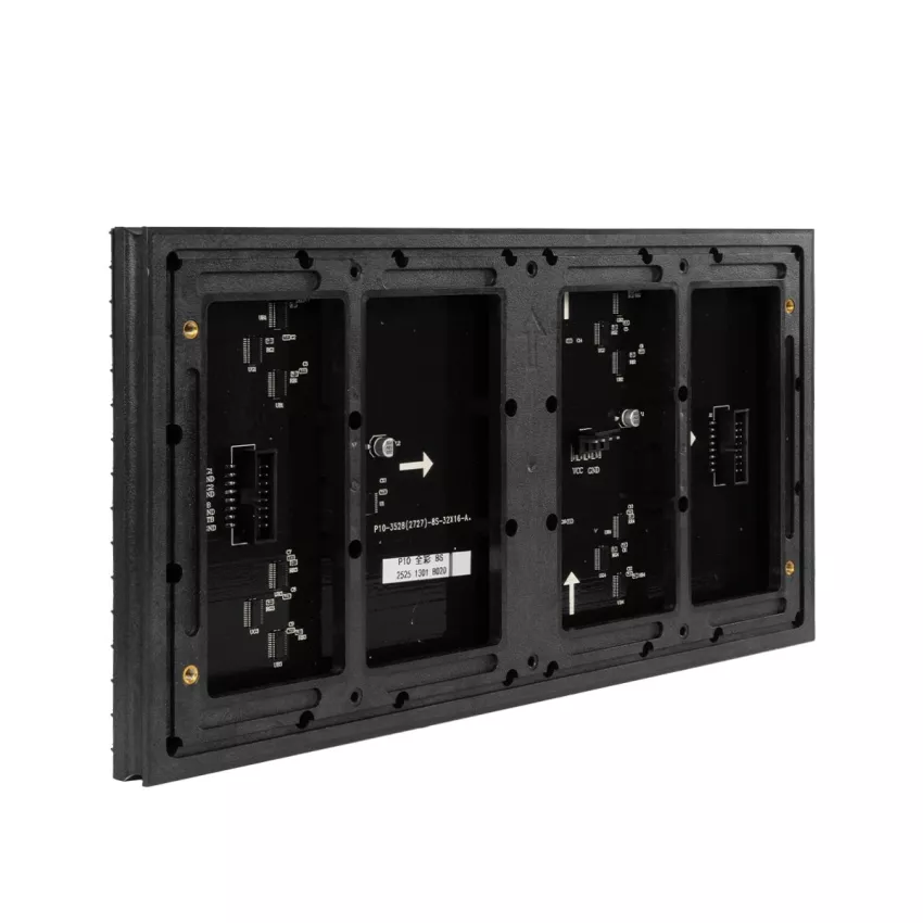 GLOBOSTAR® MODULCO  Module Πλακίδιο Κυλιόμενης Ψηφιακής Επιγραφής/Οθόνης 32x16cm P10 LED 40W Nits ≥5500cd/㎡ DC 5V Αδιάβροχο IP65 RGB - Μ32 x Π16 x Υ1.8cm