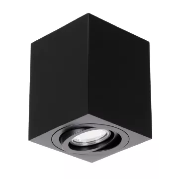 kelvo® AKIRA  Κινούμενο Φωτιστικό Downlight Σποτ για Λάμπα MR16 με Ντουί GU10 AC 220-240V IP20 - Μαύρο Ματ - Μ8 x Π8 x Υ10cm