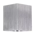 kelvo® AKIRA  Κινούμενο Φωτιστικό Downlight Σποτ για Λάμπα MR16 με Ντουί GU10 AC 220-240V IP20 - Νίκελ Βούρτσας - Μ8 x Π8 x Υ10cm