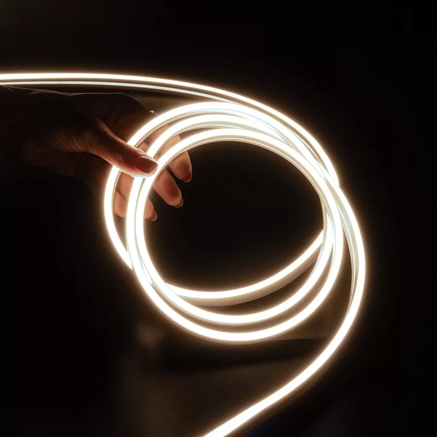 kelvo® NEONPRO  Ταινία Neon Flex LED 10W/m 1250lm/m 120° DC 24V Αδιάβροχο IP65 120 x SMD2835 Chip/m Φυσικό Λευκό 4500K Dimmable - Lumileds SMD Chip - Μ100 x Π0.6 x Υ1.2cm