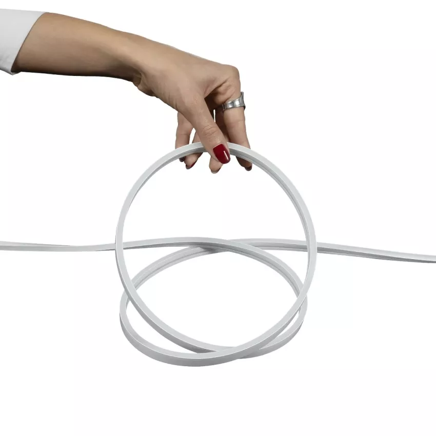 kelvo® NEONPRO  Ταινία Neon Flex LED 10W/m 1250lm/m 120° DC 48V Αδιάβροχο IP65 120 x SMD2835 Chip/m Φυσικό Λευκό 4500K Dimmable - Lumileds SMD Chip - Μ100 x Π0.6 x Υ1.2cm