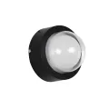 kelvo® NEXA  Φωτιστικό Τοίχου / Απλίκα LED 6W 360lm 180° AC 220-240V Αδιάβροχο IP65 Μπλε - Sanan SMD Chip & TÜV SÜD Driver - Μαύρο Ματ - Μ11 x Π8.5 x Υ11cm