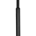 GLOBOSTAR® SNAKE  Μοντέρνο Επιδαπέδιο Φωτιστικό με Ντουί 1 x E27 AC 220-240V IP20 - Μαύρο - Μ40 x Π25 x Υ153cm