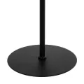 GLOBOSTAR® SNAKE  Μοντέρνο Επιδαπέδιο Φωτιστικό με Ντουί 1 x E27 AC 220-240V IP20 - Μαύρο - Μ40 x Π25 x Υ153cm