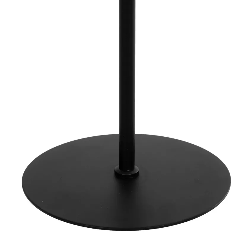 GLOBOSTAR® SNAKE  Μοντέρνο Επιδαπέδιο Φωτιστικό με Ντουί 1 x E27 AC 220-240V IP20 - Μαύρο - Μ40 x Π25 x Υ153cm