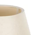 GLOBOSTAR® CAP  Μοντέρνο Επιτραπέζιο Φωτιστικό Πορτατίφ με Ντουί 1 x E27 AC 220-240V IP20 - Καφέ & Λευκό - Μ22 x Π22 x Υ33cm