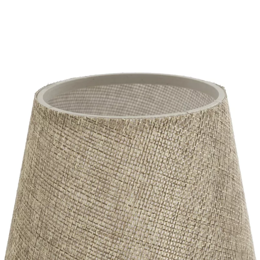 GLOBOSTAR® PAM  Μοντέρνο Φωτιστικό Τοίχου - Απλίκα με Ντουί 1 x E27 AC 220-240V IP20 - Μαύρο & Μπεζ - Μ23 x Π23 x Υ17cm