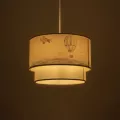 GLOBOSTAR® BALLON  Παιδικό Κρεμαστό Φωτιστικό Οροφής με Ντουί 1 x E27 AC 220-240V IP20 - Πολύχρωμο - Μ30 x Π30 x Υ20cm