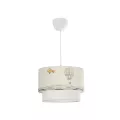 GLOBOSTAR® BALLON  Παιδικό Κρεμαστό Φωτιστικό Οροφής με Ντουί 1 x E27 AC 220-240V IP20 - Πολύχρωμο - Μ30 x Π30 x Υ20cm
