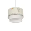 GLOBOSTAR® BALLON  Παιδικό Κρεμαστό Φωτιστικό Οροφής με Ντουί 1 x E27 AC 220-240V IP20 - Πολύχρωμο - Μ30 x Π30 x Υ20cm
