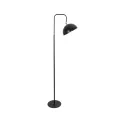 GLOBOSTAR® SNAKE  Μοντέρνο Επιδαπέδιο Φωτιστικό με Ντουί 1 x E27 AC 220-240V IP20 - Μαύρο - Μ52 x Π25 x Υ154cm
