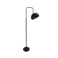 GLOBOSTAR® SNAKE  Μοντέρνο Επιδαπέδιο Φωτιστικό με Ντουί 1 x E27 AC 220-240V IP20 - Μαύρο - Μ52 x Π25 x Υ154cm