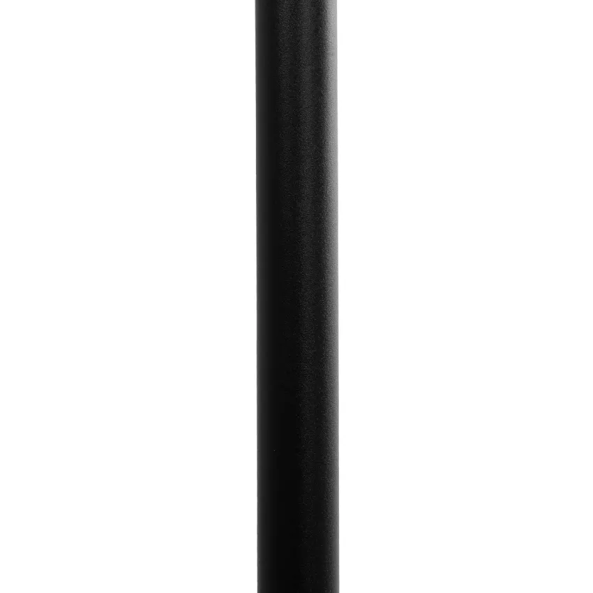 GLOBOSTAR® SNAKE  Μοντέρνο Επιδαπέδιο Φωτιστικό με Ντουί 1 x E27 AC 220-240V IP20 - Μαύρο - Μ52 x Π25 x Υ154cm