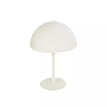 GASCEIO  Μοντέρνο Eπιτραπέζιο Φωτιστικό Μονόφωτο 1 x E27 IP20 Μπεζ Μέταλλο - Μ25 x Π25 x Υ39cm