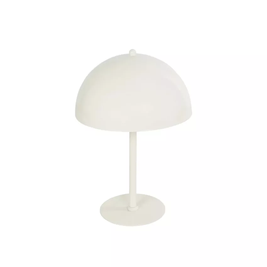 GASCEIO  Μοντέρνο Eπιτραπέζιο Φωτιστικό Μονόφωτο 1 x E27 IP20 Μπεζ Μέταλλο - Μ25 x Π25 x Υ39cm