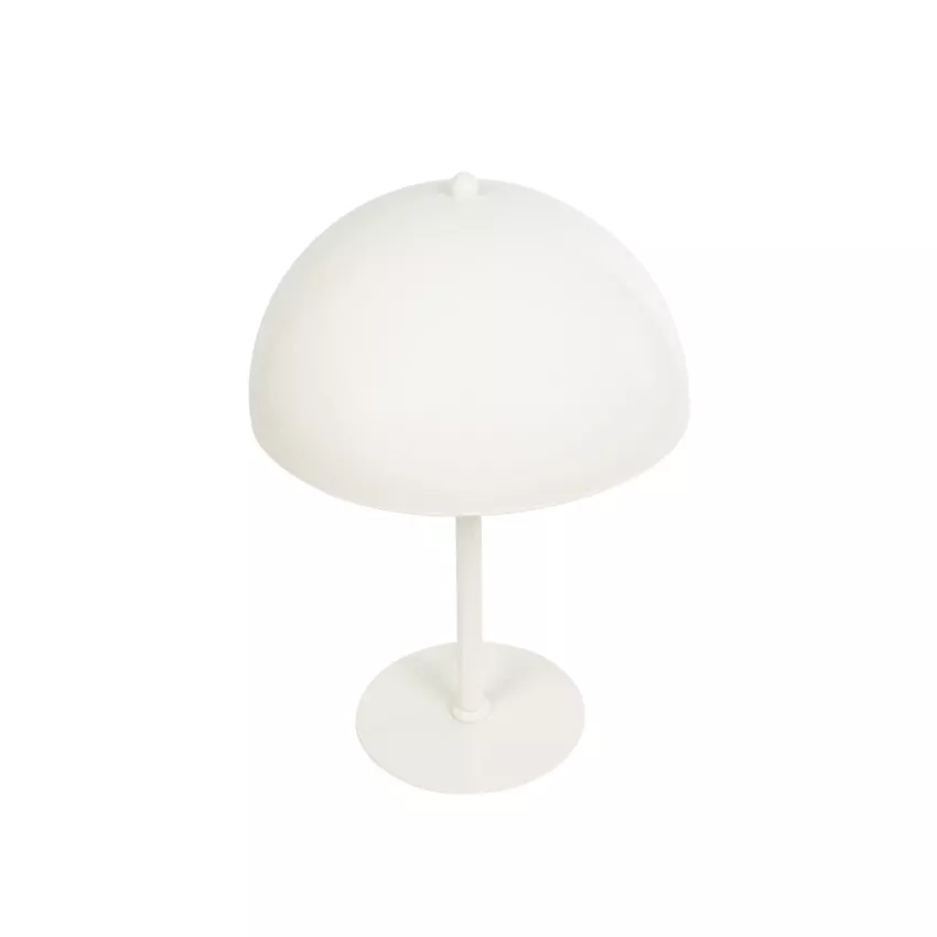 GASCEIO  Μοντέρνο Eπιτραπέζιο Φωτιστικό Μονόφωτο 1 x E27 IP20 Μπεζ Μέταλλο - Μ25 x Π25 x Υ39cm