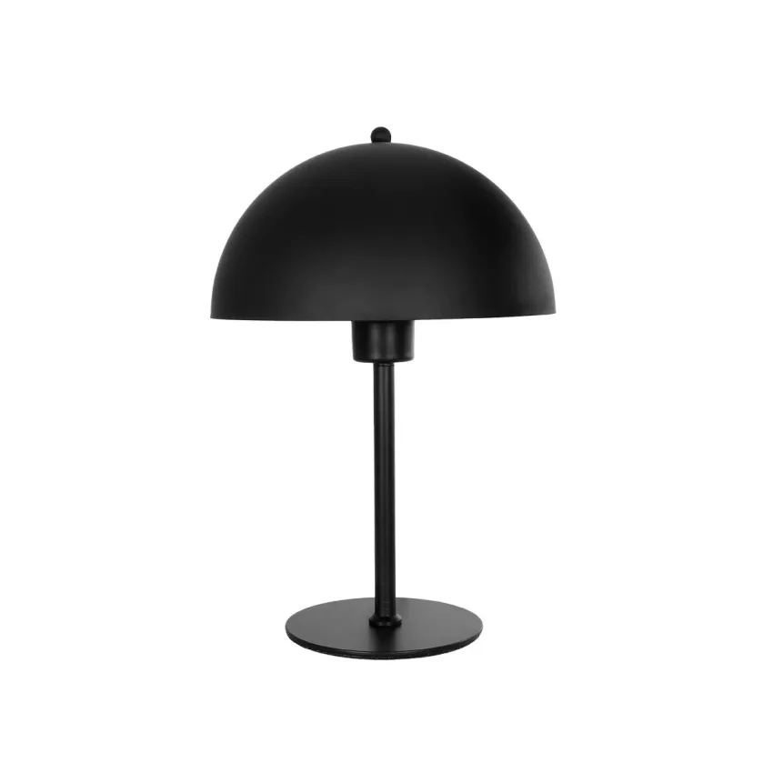 GASCEIO  Μοντέρνο Eπιτραπέζιο Φωτιστικό Μονόφωτο 1 x E27 IP20 Μαύρο Μέταλλο - Μ25 x Π25 x Υ39cm