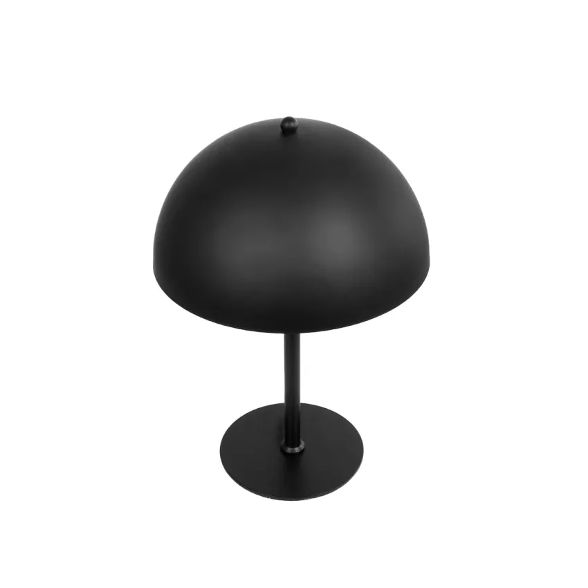 GASCEIO  Μοντέρνο Eπιτραπέζιο Φωτιστικό Μονόφωτο 1 x E27 IP20 Μαύρο Μέταλλο - Μ25 x Π25 x Υ39cm