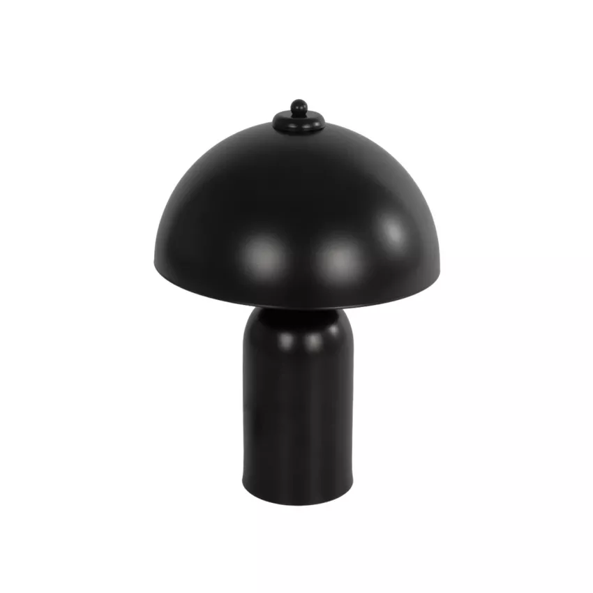 GASCO  Μοντέρνο Eπιτραπέζιο Φωτιστικό Μονόφωτο 1 x E27 IP20 Μαύρο Μέταλλο - Μ25 x Π25 x Υ35cm