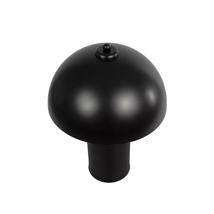 GASCO  Μοντέρνο Eπιτραπέζιο Φωτιστικό Μονόφωτο 1 x E27 IP20 Μαύρο Μέταλλο - Μ25 x Π25 x Υ35cm