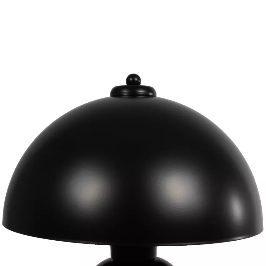 GASCO  Μοντέρνο Eπιτραπέζιο Φωτιστικό Μονόφωτο 1 x E27 IP20 Μαύρο Μέταλλο - Μ25 x Π25 x Υ35cm