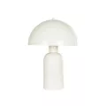 GLOBOSTAR® GASCO  Μοντέρνο Επιτραπέζιο Φωτιστικό Πορτατίφ με Ντουί 1 x E27 AC 220-240V IP20 - Μπεζ - Μ26 x Π26 x Υ35cm