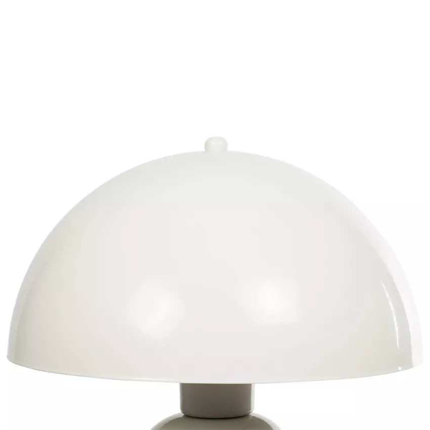 GLOBOSTAR® GASCO  Μοντέρνο Επιτραπέζιο Φωτιστικό Πορτατίφ με Ντουί 1 x E27 AC 220-240V IP20 - Μπεζ - Μ26 x Π26 x Υ35cm