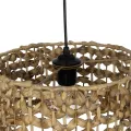 GLOBOSTAR® SAND  Boho Κρεμαστό Φωτιστικό Οροφής με Ντουί 1 x E27 AC 220-240V IP20 - Καφέ - Μ30 x Π30 x Υ19cm