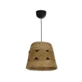 PANIER  Boho Κρεμαστό Φωτιστικό Καμπάνα Μονόφωτο 1 x E27 IP20 Μπεζ Σχοινί - Μ32 x Π32 x Υ30cm