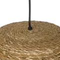 PANIER  Boho Κρεμαστό Φωτιστικό Καμπάνα Μονόφωτο 1 x E27 IP20 Μπεζ Σχοινί - Μ32 x Π32 x Υ30cm
