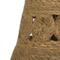 PANIER  Boho Κρεμαστό Φωτιστικό Καμπάνα Μονόφωτο 1 x E27 IP20 Μπεζ Σχοινί - Μ32 x Π32 x Υ30cm