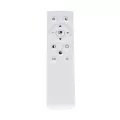 GLOBOSTAR® SALEM  Μοντέρνο Φωτιστικό Οροφής LED 75W 8625lm 120° AC 220-240V IP20 Ρυθμιζόμενο Λευκό CCT με Χειριστήριο από 2700K έως 6000K Dimmable - Lumileds SMD Chip - Γκρι - Μ45 x Π45 x Υ8.5cm