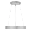GLOBOSTAR® SALEM  Μοντέρνο Κρεμαστό Φωτιστικό Οροφής LED 75W 8625lm 120° AC 220-240V IP20 Ρυθμιζόμενο Λευκό CCT με Χειριστήριο από 2700K έως 6000K Dimmable - Lumileds SMD Chip - Γκρι - Μ45 x Π45 x Υ7cm