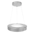 GLOBOSTAR® SALEM  Μοντέρνο Κρεμαστό Φωτιστικό Οροφής LED 75W 8625lm 120° AC 220-240V IP20 Ρυθμιζόμενο Λευκό CCT με Χειριστήριο από 2700K έως 6000K Dimmable - Lumileds SMD Chip - Γκρι - Μ45 x Π45 x Υ7cm