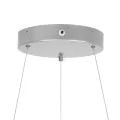 GLOBOSTAR® SALEM  Μοντέρνο Κρεμαστό Φωτιστικό Οροφής LED 75W 8625lm 120° AC 220-240V IP20 Ρυθμιζόμενο Λευκό CCT με Χειριστήριο από 2700K έως 6000K Dimmable - Lumileds SMD Chip - Γκρι - Μ45 x Π45 x Υ7cm