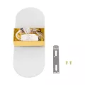 GLOBOSTAR® RARE  Μοντέρνο Φωτιστικό Τοίχου - Απλίκα LED 5W 600lm 180° AC 220-240V IP20 Ρυθμιζόμενο Λευκό CCT με On/Off 2700K/4500K/6000K - Lumileds SMD Chip - Χρυσό Βούρτσας - Μ10 x Π5 x Υ27.5cm