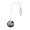 GLOBOSTAR® GOOSE  Μοντέρνο Φωτιστικό Τοίχου - Απλίκα Ξενοδοχείου Reading Light LED 3W 300lm 36° AC 220-240V IP20 Θερμό Λευκό 2700K - CREE XPE Chip & TÜV SÜD Driver - Λευκό Ματ - Μ6.5 x Π15 x Υ24.5cm