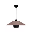 GLOBOSTAR® STORM  Μοντέρνο Κρεμαστό Φωτιστικό Οροφής με Ντουί 1 x E27 AC 220-240V IP20 - Μαύρο &  Μπεζ - Μ50 x Π50 x Υ24cm