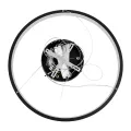 kelvo® NEMESIS  Κρεμαστό Φωτιστικό Οροφής LED 45W 4500lm 180° AC 220-240V IP20 Ρυθμιζόμενο Λευκό CCT με Χειριστήριο από 2700K έως 6000K Dimmable - Lumileds SMD Chip - Μαύρο Ματ - Μ60 x Π60 x Υ4cm