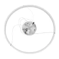 kelvo® NEMESIS  Κρεμαστό Φωτιστικό Οροφής LED 67W 6700lm 180° AC 220-240V IP20 Ρυθμιζόμενο Λευκό CCT με Χειριστήριο από 2700K έως 6000K Dimmable - Lumileds SMD Chip - Λευκό Ματ - Μ80 x Π80 x Υ4cm