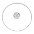 kelvo® NEMESIS  Κρεμαστό Φωτιστικό Οροφής LED 75W 7500lm 180° AC 220-240V IP20 Ρυθμιζόμενο Λευκό CCT με Χειριστήριο από 2700K έως 6000K Dimmable - Lumileds SMD Chip - Λευκό Ματ - Μ100 x Π100 x Υ4cm