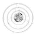 kelvo® NEMESIS  Κρεμαστό Φωτιστικό Οροφής LED 120W 12000lm 180° AC 220-240V IP20 Ρυθμιζόμενο Λευκό CCT με Χειριστήριο από 2700K έως 6000K Dimmable - Lumileds SMD Chip - Λευκό Ματ - Μ80 x Π80 x Υ80cm