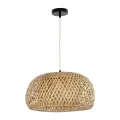 GLOBOSTAR® SAN TROPEZ  Boho Κρεμαστό Φωτιστικό Οροφής με Ντουί 1 x E27 AC 220-240V IP20 - Μπεζ - Μ38 x Π38 x Υ22cm