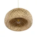 GLOBOSTAR® SAN TROPEZ  Boho Κρεμαστό Φωτιστικό Οροφής με Ντουί 1 x E27 AC 220-240V IP20 - Μπεζ - Μ38 x Π38 x Υ22cm