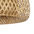 GLOBOSTAR® SAN TROPEZ  Boho Κρεμαστό Φωτιστικό Οροφής με Ντουί 1 x E27 AC 220-240V IP20 - Μπεζ - Μ38 x Π38 x Υ22cm